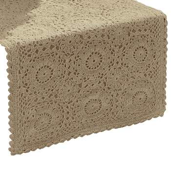 Park Designs Lace Table Runner - 36"L - Oatmeal