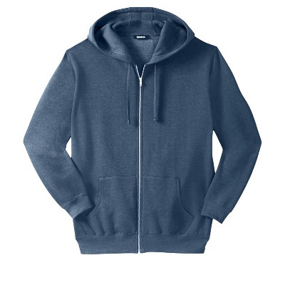 KingSize Men's Big & Tall Fleece Zip-Front Hoodie