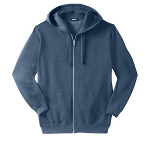 KingSize Men's Big & Tall Fleece Zip-Front Hoodie - 1 of 4