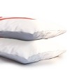 Deny Designs King April Lane Art Block Red Monogram V Microfiber Printed Pillow Sham - 3 of 3