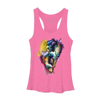 Women's Design By Humans QUEEN OF SKULLS II By rizapeker Racerback Tank Top