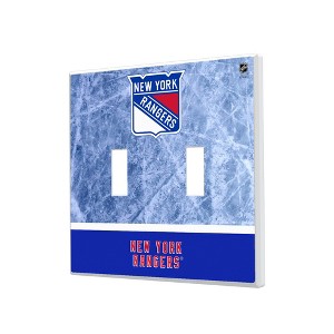 NHL Eastern Conference Teams Ice Wordmark Hidden-Screw Light Switch Plate for Double Toggle - 1 of 4