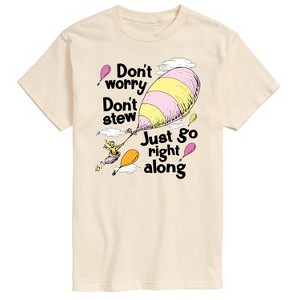 Men's - Dr. Seuss - Don't Worry Go Along Short Sleeve Graphic T-Shirt - 1 of 4