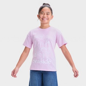 Girls' Short Sleeve Oversized Graphic T-Shirt - Cat & Jack™ - 1 of 4