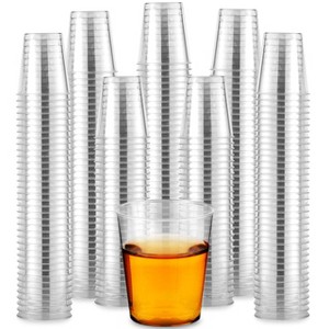 Stock Your Home 1000 Plastic Shot Glasses - 1.5 Oz Disposable Cups - 1.5 Ounce Shot Glasses (Clear) - 1 of 4
