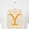Women's - Yellowstone - Yellowstone Flourish Design Cropped Graphic T-Shirt - 2 of 4
