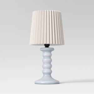 Mini Stick Table Lamp with Pleated Shade - Room Essentials™ - 1 of 4