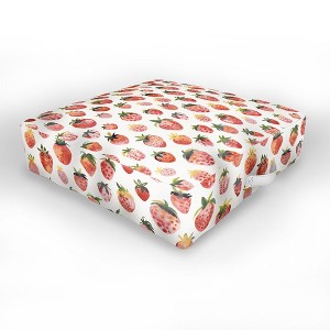 Ninola Design Strawberries Countryside Summer Outdoor Floor Cushion - Deny Designs - 1 of 2
