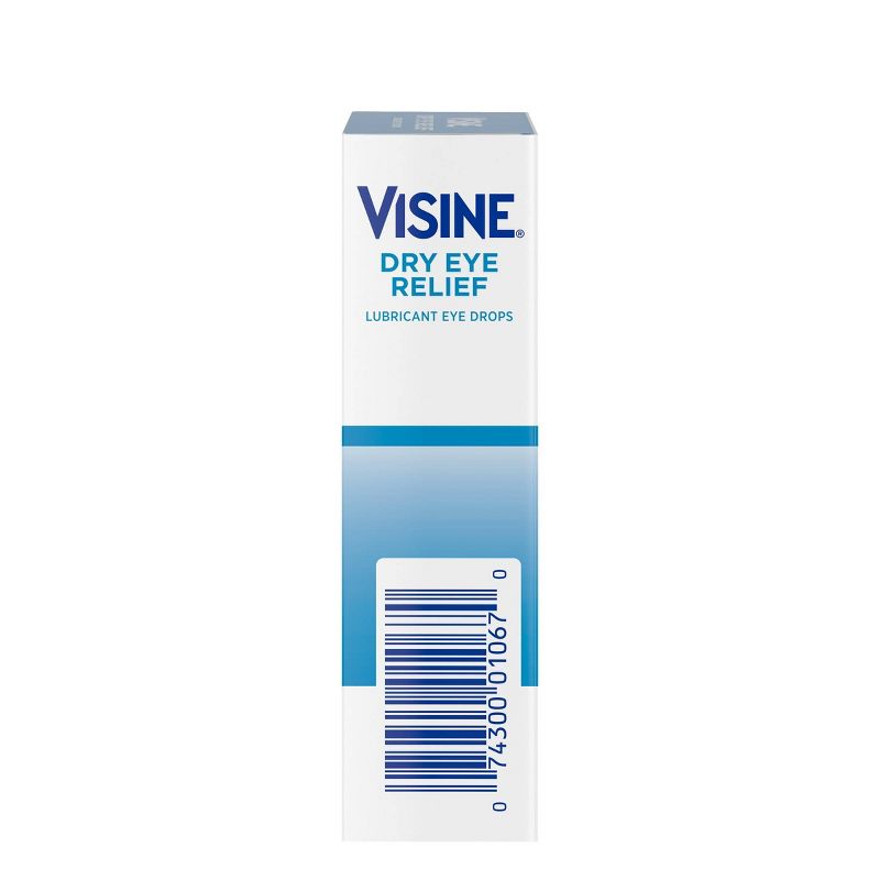 Visine Dry Eye Relief Lubricating Eye Drops - 0.5 fl oz, 5 of 9