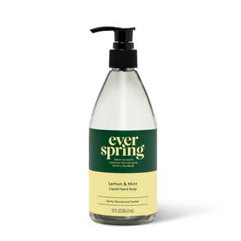 Lemon & Mint Liquid Hand Soap - 12 fl oz - Everspring™