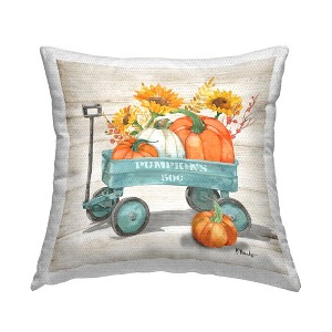 Stupell Industries Pumpkins Harvest Wagon - 1 of 3