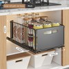 Pull Out Cabinet Organizer, Expandable Kitchen Drawers, Adhesive Organization and Storage for Kitchen, Cupboard, Pantry, Bathroom - 2 of 4