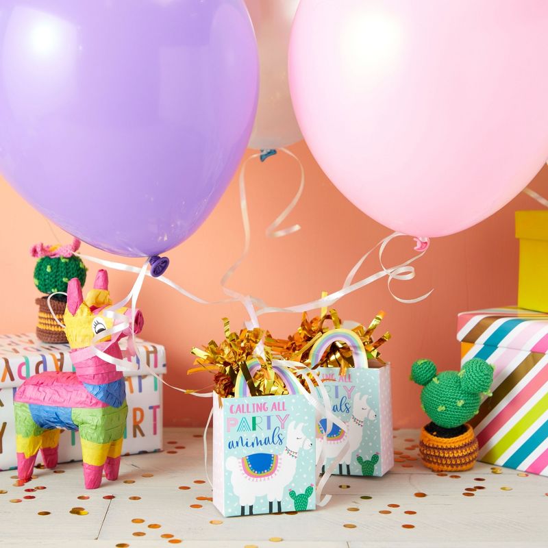 Blue Panda 6 Packs Llama Gift Bag Balloon Weights, Birthday Party Decorations, 6 oz, 2 of 6
