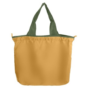 Unique Bargains Reusable Foldable Washable Shopping Totes Drawstring Lightweight Grocery Bag - 1 of 4
