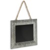 HomeRoots 8" X 10" Gray Metal Hanging Chalkboard - 4 of 4