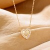 18K Gold Plated Heart Letter Necklace – Dainty Love Pendant for Women - 4 of 4