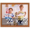 PosterPalooza | Slim Profile Brown Picture Frame - UV Acrylic, Backing Board, Hanging Hardware Included - 2 of 4