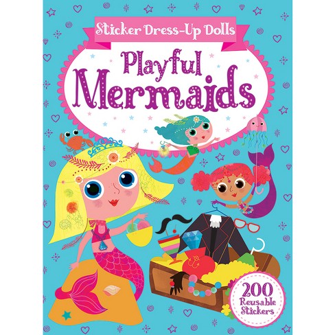 Crafts for Kids Ages 4-8 Sticker Paint Books, Princess, Mermaid