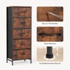 Kumasinova 5 Drawer Dresser with Fabric Bin,Chest of Drawers with Metal Frame & Wood Top,Bedroom Dressers for Living Room,Nursery,Closet,Entryway - 3 of 4