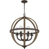 Quoizel Lighting Fusion 6 - Light Pendant in  Rustic Black - 3 of 4