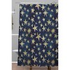 Schatzi Starry Galaxy Shower Curtain Brown/Yellow - Deny Designs: Polyester Microfiber, Buttonhole Top, Machine Washable - 2 of 3