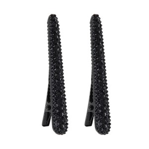 Unique Bargains Fashion Wavy Rectangle Hair Clips Hairdo Clip 1 Pair - 1 of 4
