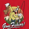 Men's - Disney - Goofy Gone Fishing Long Sleeve Graphic T-Shirt - 2 of 3