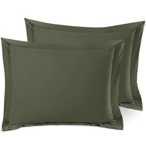 Nestl Soft Pillow Shams Set of 2, Double Brushed Microfiber Pillow Covers, Premium Pillow Shams With 1.5” Flange - 1 of 4