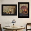Gulches "Candle Light & Flowers" 2-Piece Vignette by Susie Boyer - Ready-to-Hang Black Framed Print, High-Quality Wood for Home - 2 of 4