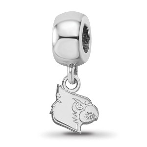 Black Bow Jewelry Sterling Silver Louisville Cardinals NCAA Bead Charm - 1 of 4