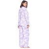 Casual Nights Women's Long Sleeve Rayon Button Down Pajama Set - 3 of 4
