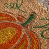 Evergreen Welcome Pumpkin Indoor Outdoor Natural Coir Doormat 1'5"x2'5" Brown - 3 of 4