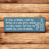 Slickblue Missing Picture on Wine Bottle Sign, 3.5x10 Solid Pine Rustic Wood Plaque, Multiple Colors - 2 of 3