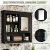 VYNXARIA 32'' Wall-Mounted Bathroom Cabinet with Mirror & 4 Adjustable Shelves. - 3 of 4