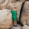 Kids' Organic Athletic Shorts Parakeet - Jackalo - 3 of 4
