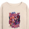 Women's - Bratz - 2001 Series Dolls Lightweight French Terry Wide Neck Long Sleeve Shirt - 2 of 4
