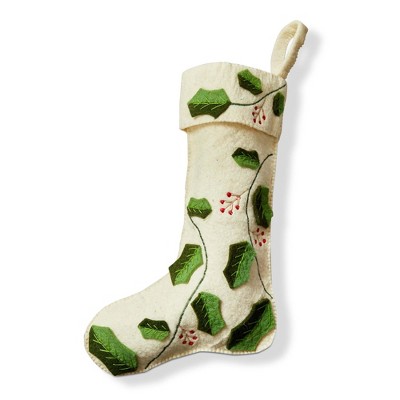 tag Holly And Berry Stocking