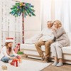 Angel Sar 6ft Pre-Lit Christmas Palm Tree, 210 4-Color with 64 PVC Branch Tips, Indoor Outdoor Decor - 2 of 4