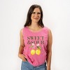 Simply Sage Market Sweet & Sour Lemon Garment Dyed Tank - 2 of 3