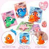Joyfy 28 PCS Valentines Cards with Animal Popping Eyes Keychains | Cute Classroom Exchange Prizes & Fun Party Favors for Valentine's Day Celebrations - 2 of 4