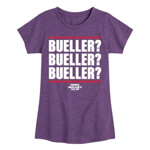 Girls' - Ferris Bueller's Day Off - Bueller Bueller Bueller Fitted Short Sleeve Graphic T-Shirt - 1 of 4