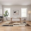 Machine Washable Contemporary Abstract Area Rug Low Pile Stain & Slip Resistant Pet Friendly Floor Cover - 4 of 4
