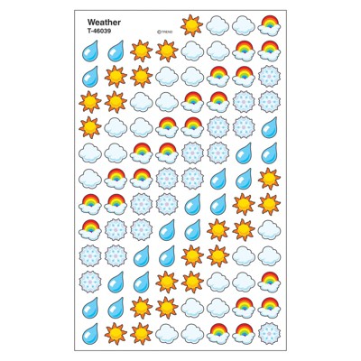 Trend Weather superShapes Stickers, 800 ct (Pack of 6)