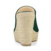 Allegra K Women's Open Toe Padded Insole Slip-on Platform Espadrille Sandals - 3 of 4