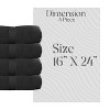 Home Weavers Elegance Essentials 550GSM 100% Cotton Zero Twist Super Absorbent Bath Towel Set - 2 of 4