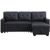 NicBex Couches for Living Room Pull out Sectional Sofa Couches Modern Comfy Upholstered Sofa with Chaise and Storage - 3 of 4