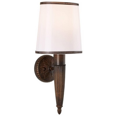 Regency Hill Serina 19" High Pepper Bronze Wall Sconce