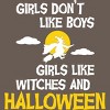 Women's Design By Humans Girls like Halloween By OffensiveFun Racerback Tank Top - 2 of 3