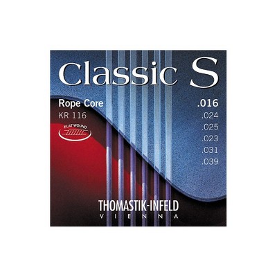 Thomastik KR116 Classic S Series Flatwound Light Guitar Strings