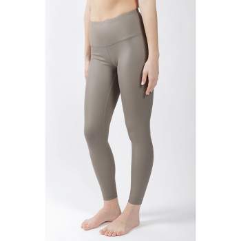 90 Degree By Reflex - Women's Polarflex Fleece Lined High Waist Legging -  Iron Gate - Large : Target